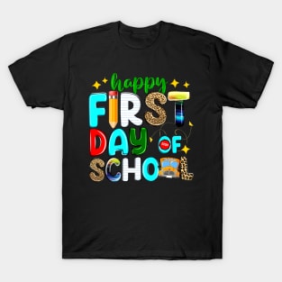 Happy First Day Of School Funny Back To School T-Shirt